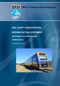 Railway accidents / Derailment / Rail transport