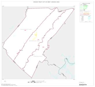 CENSUS TRACT OUTLINE MAP (CENSUS[removed]ABBREVIATED LEGEND SYMBOL NAME STYLE