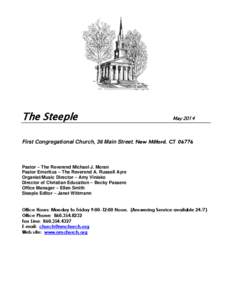 The Steeple  May 2014