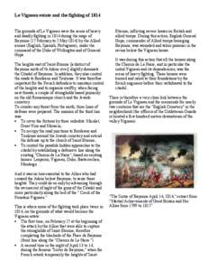 Microsoft Word - Le Vigneau estate and the fighting of 1814.doc