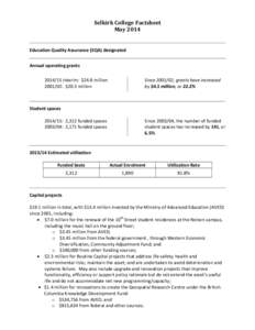 Microsoft Word - FS_Selkirk_Revised May 2014.docx