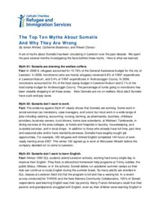 Microsoft Word - The Top Ten Myths About Somalis w RIS edit.doc