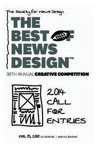 The Society for News Design  THE BEST F NEWS DESIGN