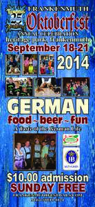 Oktoberfest / Squeeze / Germany / Culture / Germanic culture / Beer festivals / Frankenmuth /  Michigan / Oktoberfest celebrations