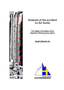Analysis of the accident on Air Guitar The Safety Committee of the