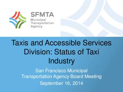 Taxis and Accessible Services Brown Bag