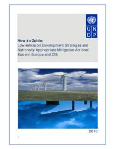 How-to Guide: Low-emission Development Strategies and Nationally Appropriate Mitigation Actions: Eastern Europe and CIS  2010