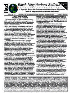 iisd  Earth Negotiations Bulletin COP-10 UNFF-5