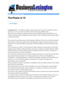 SIGN UP FOR THE WEEKLY WIRE  The Power of 12 POSTED ON[removed]:00:00 BY DAN DICKSON