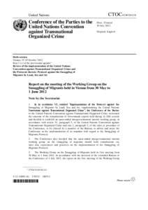 United Nations  Conference of the Parties to the United Nations Convention against Transnational Organized Crime