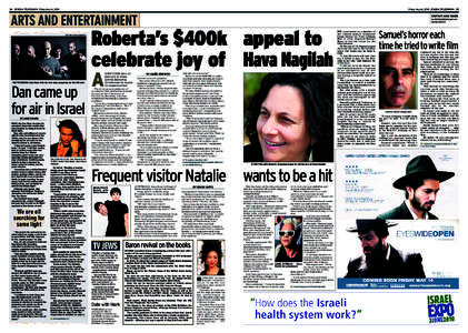 24 JEWISH TELEGRAPH Friday May 14, 2010  Friday May 14, 2010 JEWISH TELEGRAPH 25 CONTACT MIKE COHEN