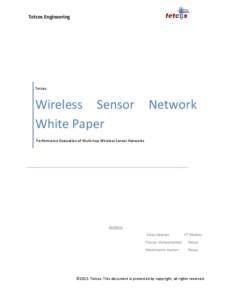 Tetcos Engineering  Tetcos Wireless Sensor White Paper