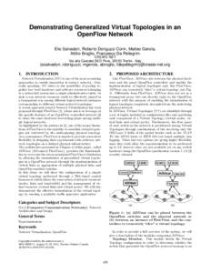 Computing / Network protocols / OpenFlow / Nox / Computer network / Virtual network / Network virtualization / Virtual LAN / IEEE 802.1ad / Software-defined networking