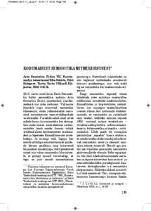 RAAMATUID 2-11_Layout[removed]:23 Page 139  kODumaisEst sEmiOOtika mitmEkEsisusEst * acta semiotica Estica Vii. koostanud ja toimetanud Elin sütiste, silvi salupere. tartu: tartu Ülikooli kirjastus, [removed]lk. 