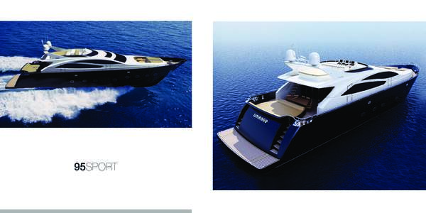 95SPORT  Lunghezza fuori tutto Overall length  29,50 m / 96’ 8” ft