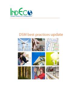 DSM best practices update  DSM best practices update Canadian natural gas distribution utilities’ best practices in demand side management: study update