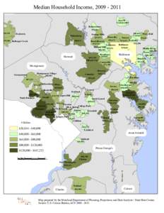 Baltimore County Median Household Income, [removed]Frederick