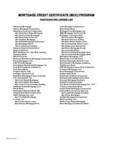 Economy of the United States / Prospect Mortgage / Mortgage broker / Finance / Mortgage loan / MERS / National City Corp. / Flagstar Bank / American Home Mortgage / Mortgage industry of the United States / Financial services / Subprime mortgage crisis