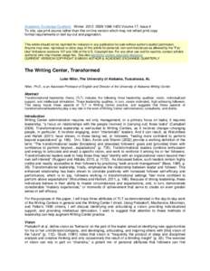 Behavioural sciences / Social philosophy / Transformational leadership / Organizational citizenship behavior / Industrial and organizational psychology / Communication and Leadership During Change / Civic virtue / Leadership / Organizational psychology / Management