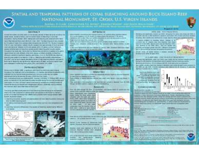 Spatial and temporal patterns of coral bleaching around Buck Island Reef National Monument, St. Croix, U.S. Virgin Islands Randall D. Clark1, Christopher F.G. Jeffrey1, Kimberly Woody1* and Zandy Hillis-Starr2 Biogeograp