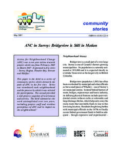 community stories May 2007 ISBN #[removed]