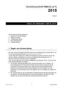 Correctievoorschrift VMBO-GL en TLtijdvak 2