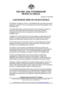 Microsoft Word[removed]A Networked Army on the Battlefield.doc