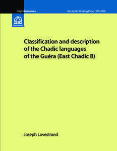 Chadic languages / Africa / Asia / Sokoro languages / Afroasiatic languages / Kujargé language / Paul Newman / Masa languages / Dangla languages / Languages of Chad / East Chadic languages / Languages of Africa