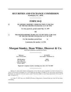 Stock market / House of Morgan / Equity securities / Generally Accepted Accounting Principles / Primary dealers / Dean Witter Reynolds / Morgan Stanley / Equity / Security / Investment / Finance / Financial economics