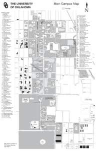 Main Campus Map  THE UNIVERSITY OF OKLAHOMA D