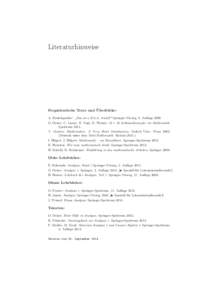 Literaturhinweise  ¨ Prop¨ adeutische Texte und Uberblicke: A. Beutelspacher: Das ist o.B.d.A. trivial!“ Springer-Vieweg, 9. Auflage 2009.