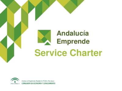 Andalucía Emprende Service Charter  y