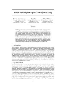 Networks / Algebraic graph theory / Image processing / Segmentation / Graph partition / Community structure / Spectral clustering / Cluster analysis / Adjacency matrix / Graph theory / Mathematics / Statistics