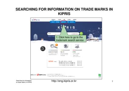 SEARCHING FOR INFORMATION ON TRADE MARKS IN KIPRIS