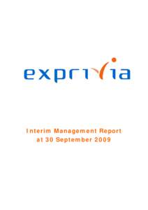 Microsoft Word - Exprivia_it_q3_2009 inglese.doc