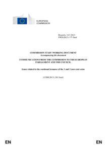 EUROPEAN COMMISSION Brussels, [removed]SWD[removed]final