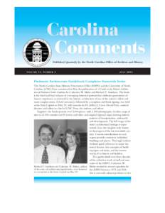 Carolina Comments HS Hold Joint Published Quarterly