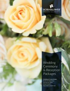 Wedding Ceremony & Reception Packages Hornblower Cruises & Events Pier 40, 353 West Street