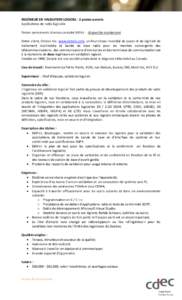 INGÉNIEUR EN VALIDATION LOGICIEL - 2 postes ouverts Applications de radio logicielle Postes permanents à temps complet (40 h) - disponible maintenant Notre client, Octasic Inc. www.octasic.com, un fournisseur mondial d