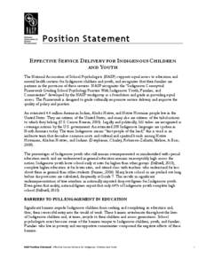 Educational psychology / National Association of School Psychologists / School psychology / Psychological resilience / Indigenous peoples of the Americas / Native Americans in the United States / Americas / Psychology / Education