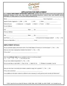 Management / Arizona State Route 101 / Application for employment / Background check / Maricopa County /  Arizona / Geography of Arizona / Employment / Recruitment / Agua Fria
