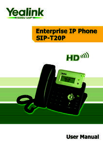 About This Guide Thank you for choosing this Enterprise IP Phone which is especially designed for power users in the office environment. It features fashion and sleek design, abundant telephony applications, broad inter