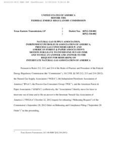 [removed]FERC PDF (Unofficial[removed]:34:14 PM  UNITED STATES OF AMERICA BEFORE THE FEDERAL ENERGY REGULATORY COMMISSION