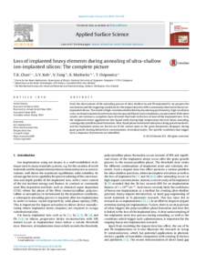 Loss of implanted heavy elements during annealing of ultra-shallow ion-implanted silicon: The complete picture