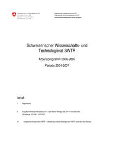 Microsoft Word - SWTR-Arbeitsprogramm 0607