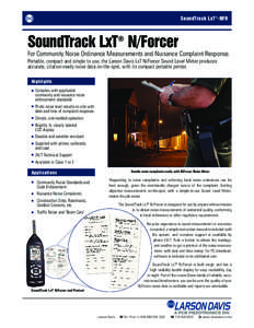 SoundTrack LxT ®-NFR  SoundTrack LxT N/Forcer