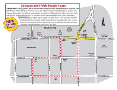 Spokane 2014 Pride Parade Route  City Hall  Gondola