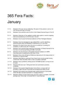 Coregonus / Fera / French cuisine / Swiss cuisine / National Collection of Plant Pathogenic Bacteria / Food and Environment Research Agency / Changing Breed / Agriculture in England / Science and technology in the United Kingdom / United Kingdom