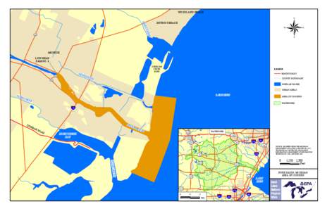 River Raisin AOC Boundary Map