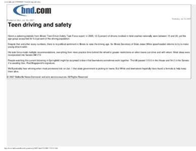 www.bnd.com | [removed] | Teen driving and safety